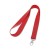 LARIAT. Polyester lanyard, red