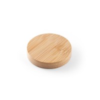 AMCHUR. Bamboo coaster with bottle opener, nature