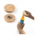 AMCHUR. Bamboo coaster with bottle opener, nature