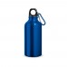 LANDSCAPE S. Aluminium sportfles met karabijnhaak 400 mL, royal blue