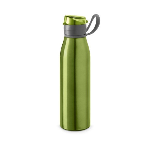 KORVER. Aluminium 650 mL sportfles, lichtgroen