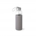 RAISE. Sportfles glas en roestvrij staal 520 mL, lichtgrijs RAISE. Sportfles glas en roestvrij staal 520 mL, lichtgrijs