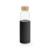 DAKAR. Bamboo and borosilicate glass bottle 600 mL, black