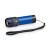 ZOOMIN. Aluminium zaklamp met zoomfunctie in 3 verschillende schijnstanden, blauw