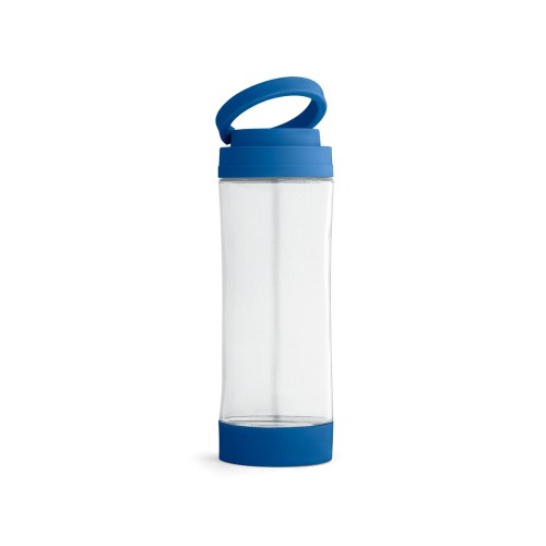 QUINTANA. Sportfles uit glas met PP dop 390 ml, royal blue