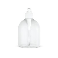 REFLASK 500. Fles met flip-top dop gemaakt van PET en PP 500 mL, wit