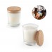 ZEN 180. Aromatische kaars in een glazen beker met een kurken deksel 180 g, doorzichtig