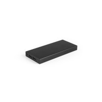 DOROTHY 10. 10.000 mAh Power bank in recycled aluminium (100% rAL), black