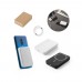 AMPERE 5. 5'000 mAh magnetische powerbank met 15W supersnelle draadloos oplader in gerecycled ABS (100% rABS), zwart
