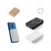 AMPERE 10. 10'000 mAh magnetische powerbank met 15W supersnelle draadloos oplader in gerecycled ABS (100% rABS), wit