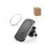 KOCH. Smartphonehouder voor in de auto met draadloze magnetische oplader 15W in gerecycled ABS (100% rABS), zwart