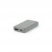 SHERYL. Power bank 4'000 mAh in gerecycled ABS (100% rABS), grijs