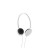 VOLTA. Koptelefoon met ABS-kabel van 1.2 m, wit