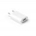 WOESE. Power adapter USB-A 5W made from recycled ABS (100% rABS), White