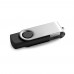 CLAUDIUS 16GB. 16 GB USB-stick met metalen clip, zwart