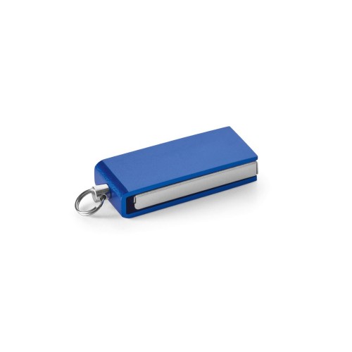 SIMON 8GB. 8GB UDP minipendrive van aluminium, royal blue