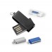SIMON 8GB. 8GB UDP minipendrive van aluminium, royal blue