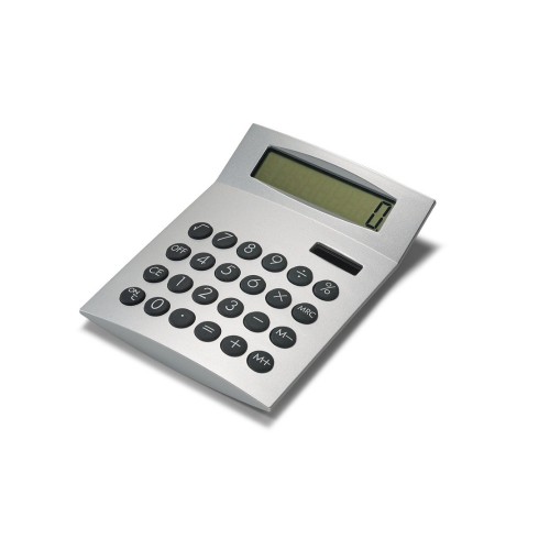 ENFIELD. 8-cijferige ABS-calculator, satijnzilver