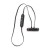OTTO. Wireless magnetic earphones with 3 hours of battery life on recycled ABS (100% rABS), black