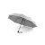 CIMONE. Telescopic umbrella in recycled polyester (100% rPET) 190T pongee with automatic opening, light gray