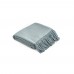 SMOOTH. 100% acryl deken met lint voor personalisatiekaart (270 g/m²), grijs