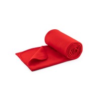 SULENA. Fleece deken (180 g/m²), rood