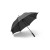 APOLO. Recycled polyester (100% rPET) pongee umbrella with automatic opening, black
