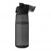 Capri 700 ml tritan sportfles, Transparant zwart