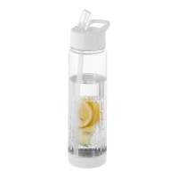 Tutti-frutti 740 ml Tritan™ infuser sport bottle. Transparent, White
