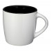 Aztec 340 ml Keramiktasse. weiss, schwarz