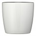 Aztec 340 ml Keramiktasse. weiss, schwarz