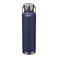 Thor 650 ml koper vacuüm geïsoleerde drinkfles, Marineblauw