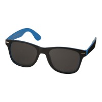 Sun Ray sunglasses with two coloured tones. Process blue, Black