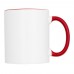 Pix 330 ml ceramic sublimation colour pop mug, Red