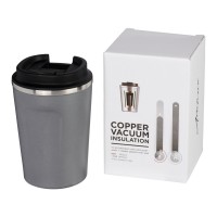 Thor 360 ml auslaufsicherer Kupfer-Vakuum Isolierbecher, grau