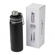 Gessi 590 ml met koper vacuüm geïsoleerde drinkfles, Zwart