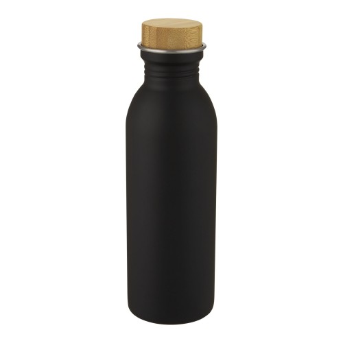 Kalix 650 ml roestvrijstalen drinkfles, Zwart