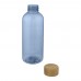 Ziggs 650 ml Sportflasche aus recyceltem Kunststoff, transparent blau