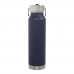 Thor 750 ml Kupfer-Vakuum Sportflasche mit Trinkhalm, dunkelblau