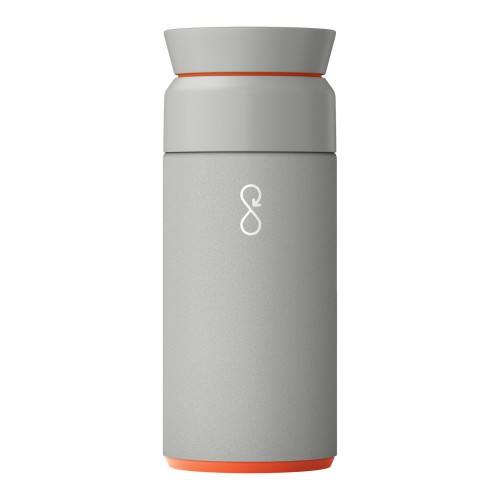 Ocean Bottle thermosfles van 350 ml, Rotsgrijs