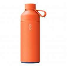 Big Ocean Bottle 1000 ml vacuümgeïsoleerde waterfles, Zon oranje
