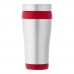 Elwood 410 ml RCS-zertifizierter Isolierbecher aus recyceltem Edelstahl, rot