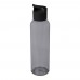 Sky 650 ml recycled plastic water bottle, Black
