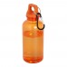 Oregon 400 ml RCS certified recycled plastic water bottle with carabiner, Orange