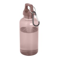 Oregon 400 ml RCS certified recycled plastic water bottle with carabiner, Dusty Pink