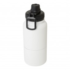 Dupeca 840 ml geïsoleerde waterfles van RCS-gecertificeerd roestvrijstaal, Wit