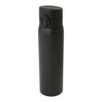 Sika 450 ml RCS certified recycled stainless steel insulated flask, Black