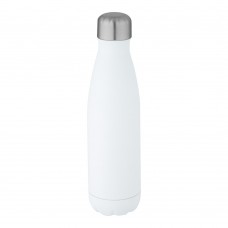 Cove 500 ml vacuüm geïsoleerde fles van RCS-gecertificeerd gerecycled roestvrij staal, Wit