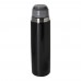 Sullivan 750 ml RCS-gecertificeerde gerecyclede roestvrijstalen vacuümgeïsoleerde fles, Zwart
