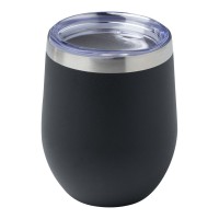 Corzo 350 ml RCS-zertifizierter Kupfer-Vakuum Isolierbecher aus recyceltem Edelstahl, schwarz